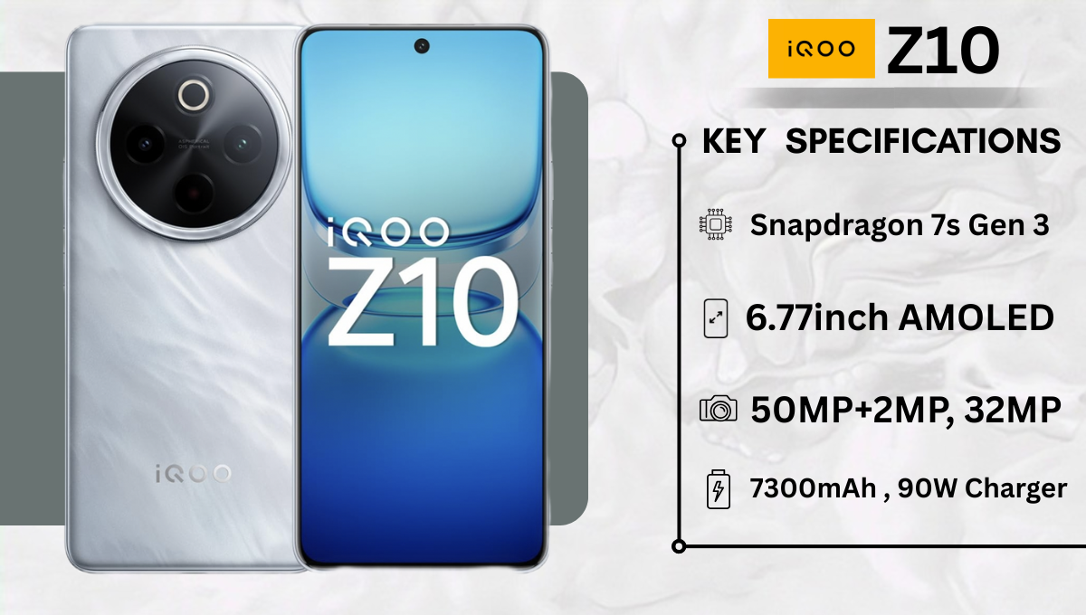 iQOO Z10 | 7300mAh की दमदार बैटरी और शानदार परफॉर्मेंस के साथ iQOO की तरफ से आया नया मिड-रेंज चैंपियन