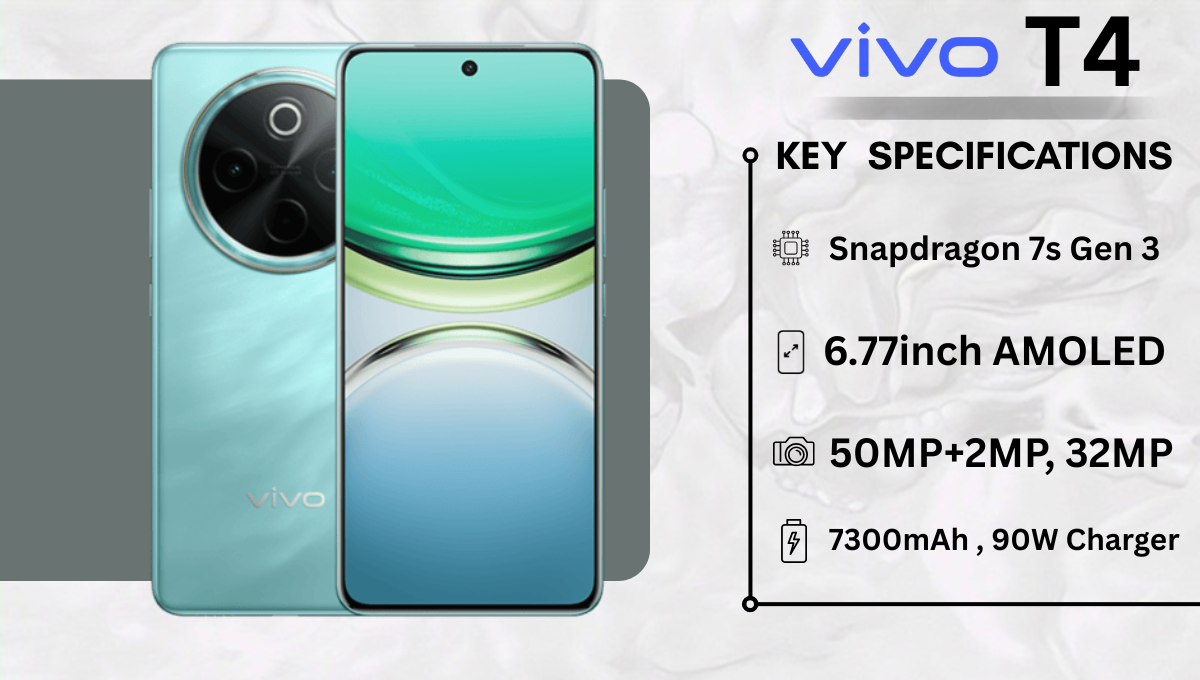 Vivo T4 | 7300mAh की दमदार बैटरी और शानदार परफॉर्मेंस के साथ Vivo की तरफ से आया नया मिड-रेंज चैंपियन