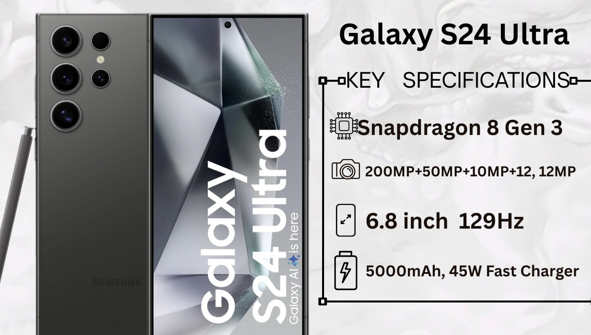 Samsung Galaxy S24 Ultra | टाइटेनियम बॉडी, स्नैपड्रेगन प्रोसेसर, 200MP कैमरा के साथ सैमसंग ने लॉन्च किया अपना फ्लैगशिप स्मार्टफोन