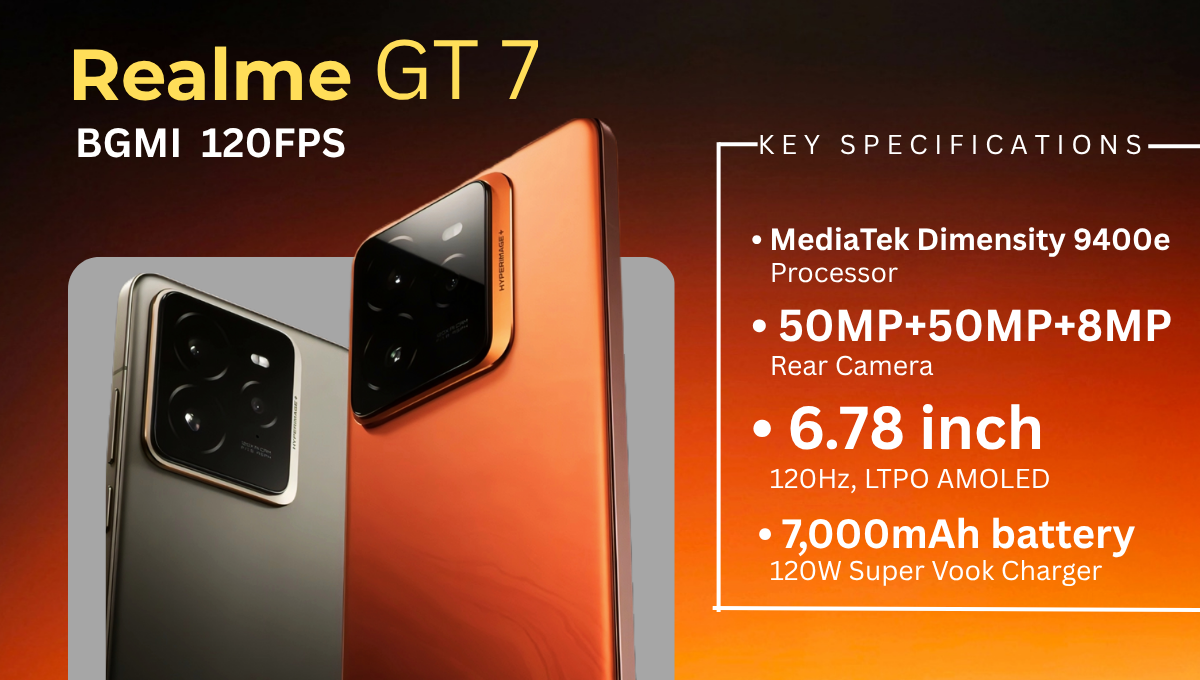 Realme GT 7 | 120FPS की कर सकते है तगड़ी गेमिंग, जाने पूरे फीचर्स