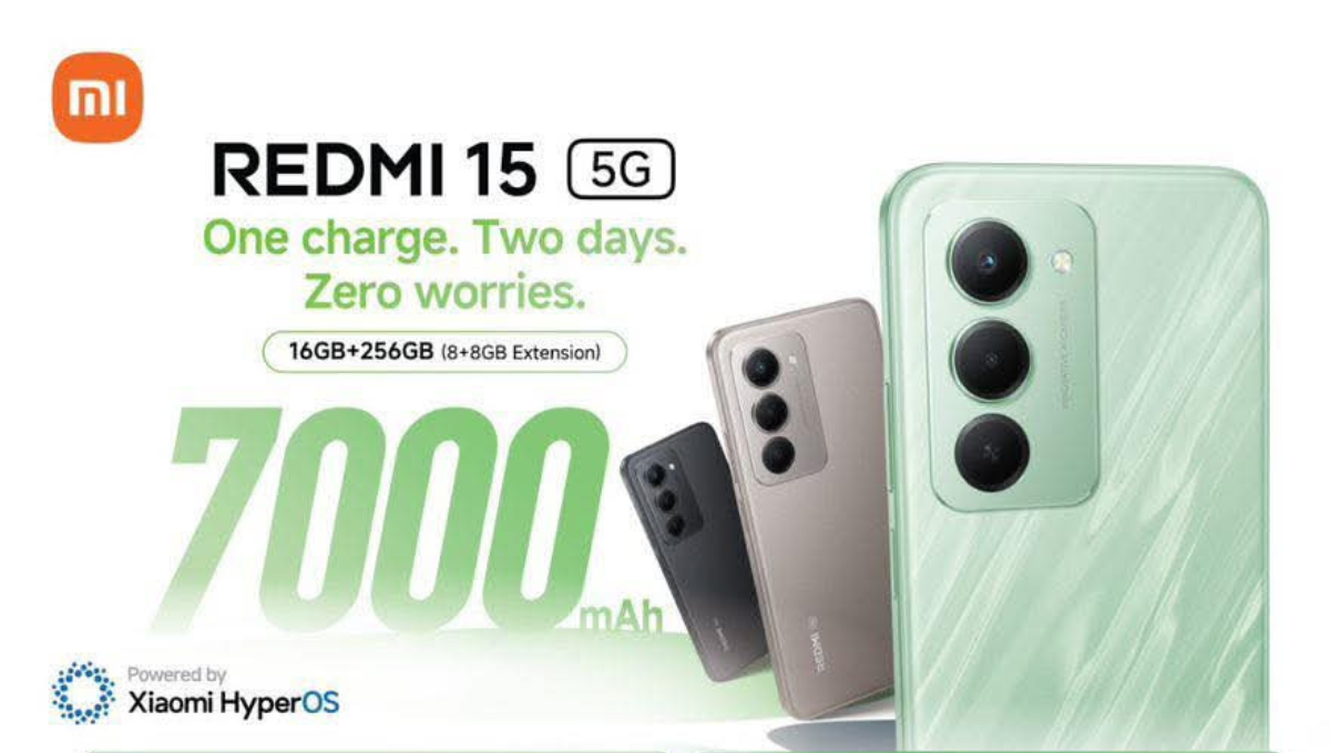 Redmi 15 5G की लॉन्चिंग से पहले टीज़र जारी, दमदार फीचर्स के साथ भारत में आ रहा है ये बजट स्मार्टफोन!