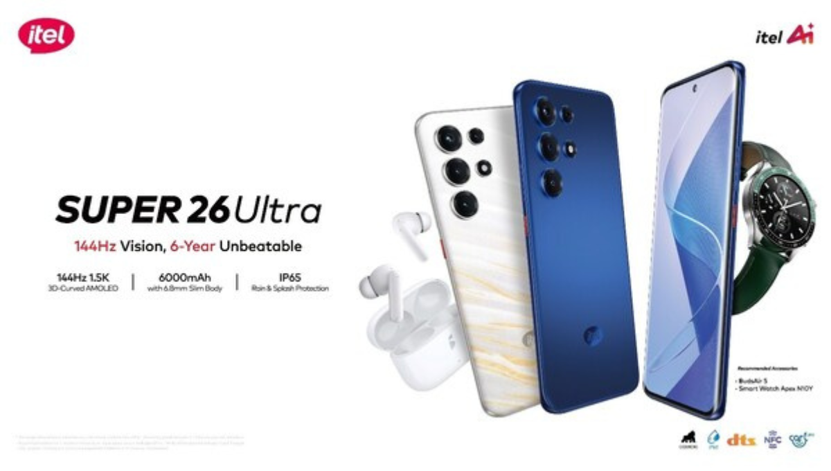 15 हज़ार से कम में आया 3D कर्व्ड AMOLED डिस्प्ले वाला itel Super 26 Ultra
