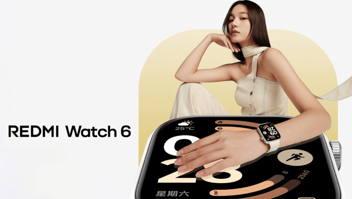 अब और भी पतले फॉर्म-फैक्टर और एक नए बटन के साथ Redmi Watch 6 हुआ चाइना में लॉन्च!