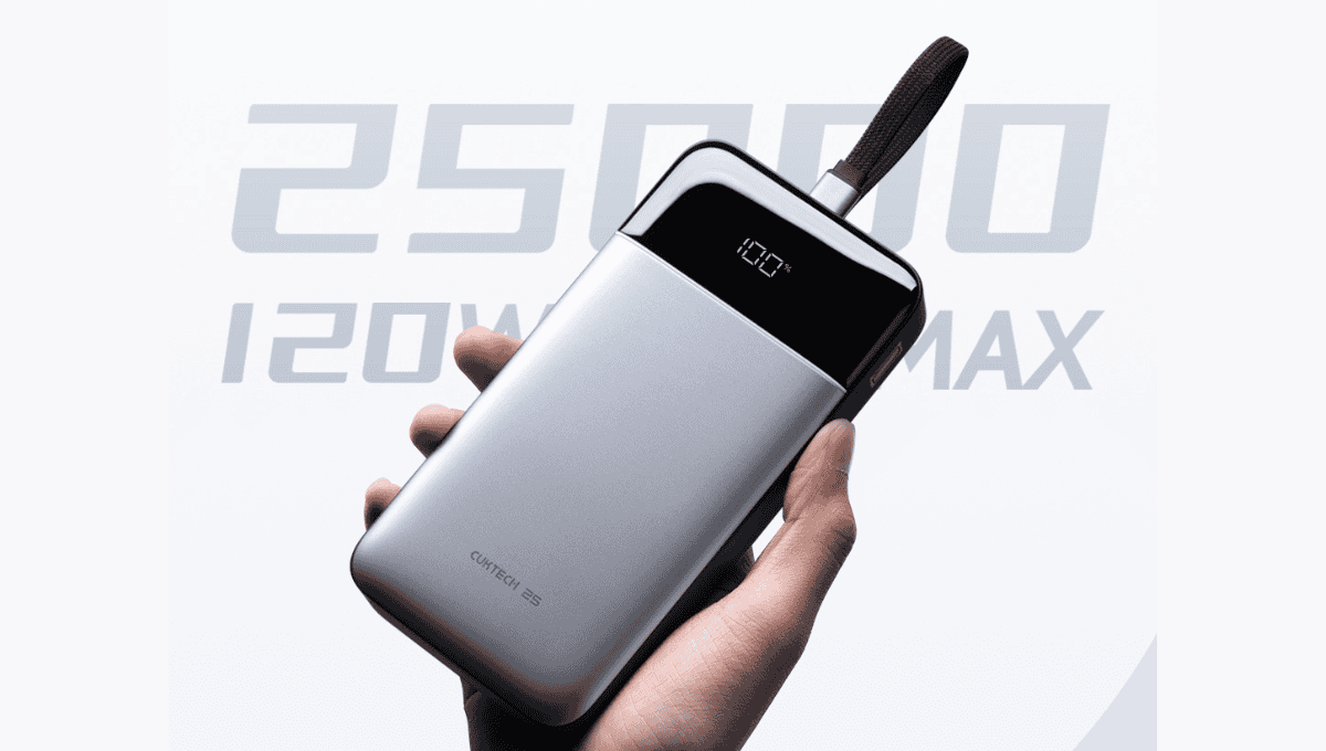 Cuktech ने लॉन्च किया 25,000mAh वाला 25 Super Power Block SE पावर बैंक, जो करेगा 120W सुपरफास्ट चार्जिंग!