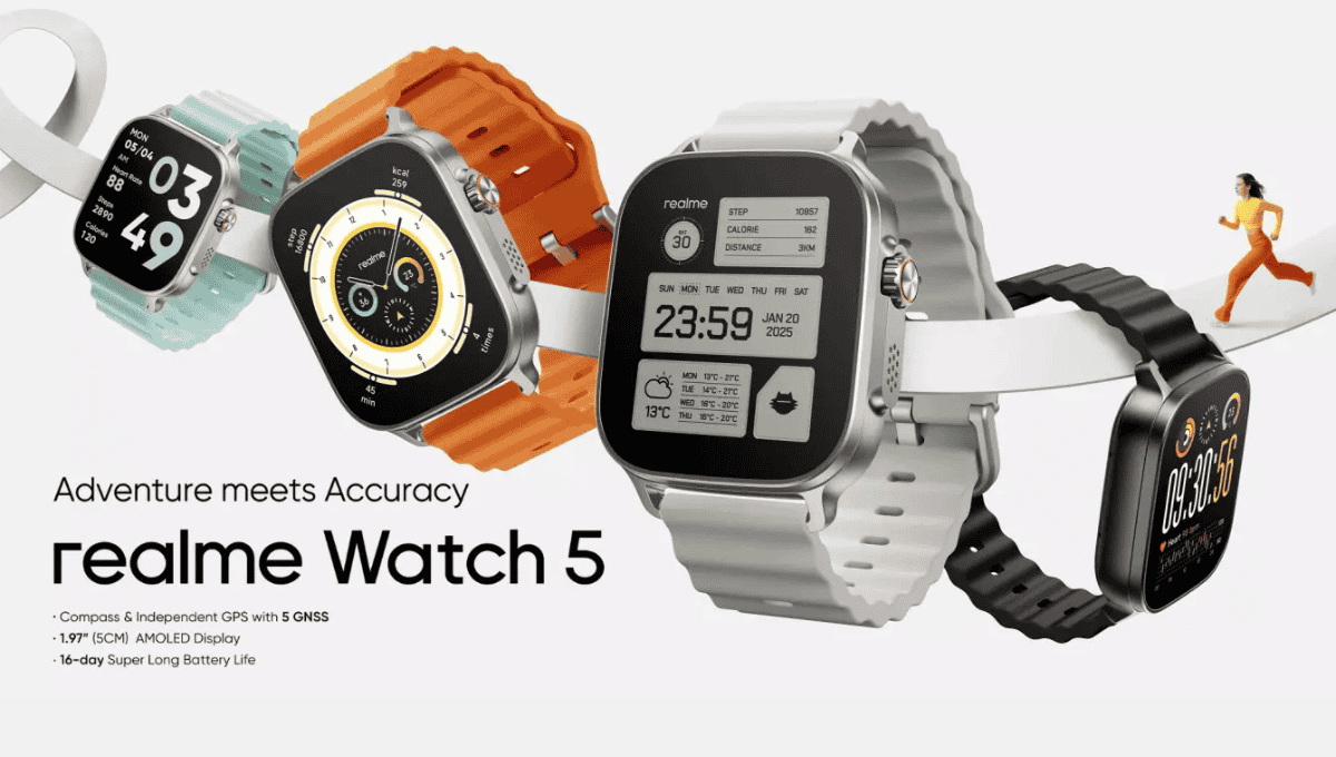 AMOLED डिस्प्ले और GPS सिस्टम के साथ Realme Watch भारत में लॉन्च