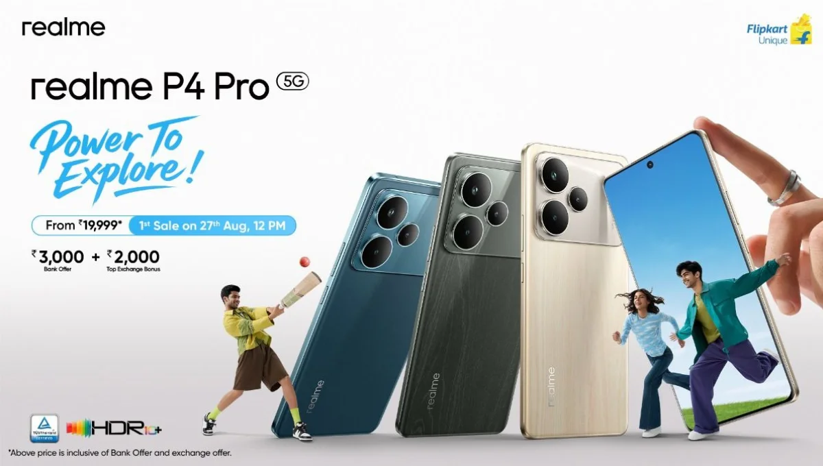 Realme P4 Pro 5G भारत में लॉन्च – 7000mAh बैटरी और 144Hz डिस्प्ले वाला पावरफुल स्मार्टफोन