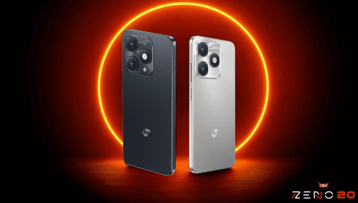 Itel Zeno 20 भारत में जल्द होगा लॉन्च! 6.6″ डिस्प्ले, IP54 रेटिंग और 5000mAh बैटरी के साथ कीमत सिर्फ ₹5,999 से शुरू