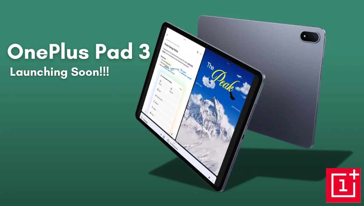 iPad को टक्कर देने भारत आ रहा OnePlus Pad 3, 16GB RAM और Snapdragon 8 Elite चिपसेट के साथ