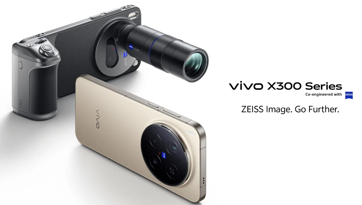 Vivo X300 Series with Zeiss Telephoto Extender Kit launching in India soon!